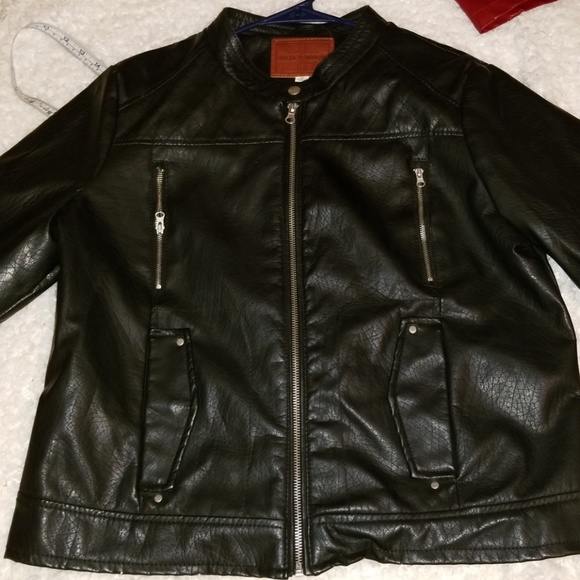 Miss London Jackets & Blazers - Black leather jacket